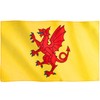 Runesol Somerset Flag, 91x152cm, 3ft x 5ft, 4 Grommets, Eyelet