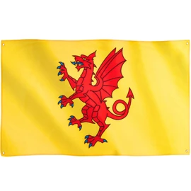 Runesol Somerset Flag, 91x152cm, 3ft x 5ft, 4 Grommets, Eyelet In Every Corner, Somerset Day, British Regional Flag, Premium Flags, Inside, Outside, Banner, Vivid Colours