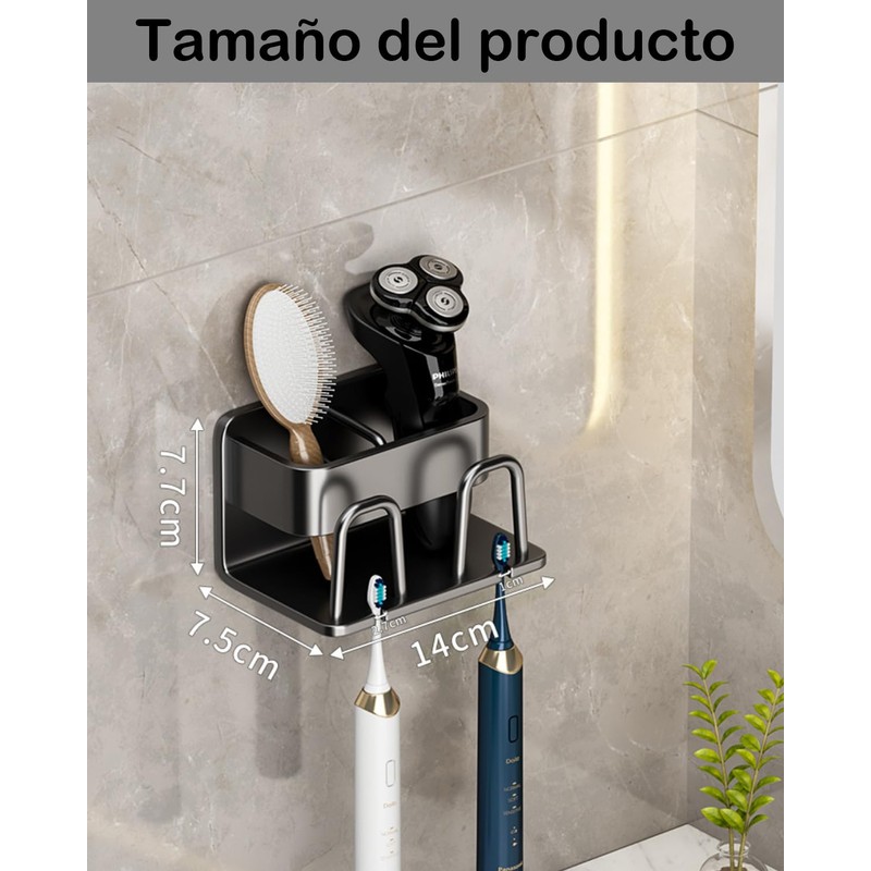 JIAQCN Porta Cepillo De Dientes para Baño, Soporte para Cepillo