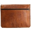 Komal's Passion Leather Vintage Mens 16 Inch Leather Laptop Messenger