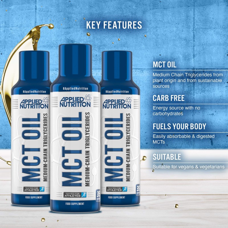 Applied Nutrition MCT Oil, for Paleo, Keto & Low Carb