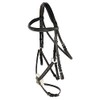 Cancun Snaffle Bridle Black Full