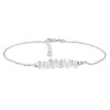 Yanara Clear Quartz Anklets Nuggets Ankle Bracelets for Women Natural