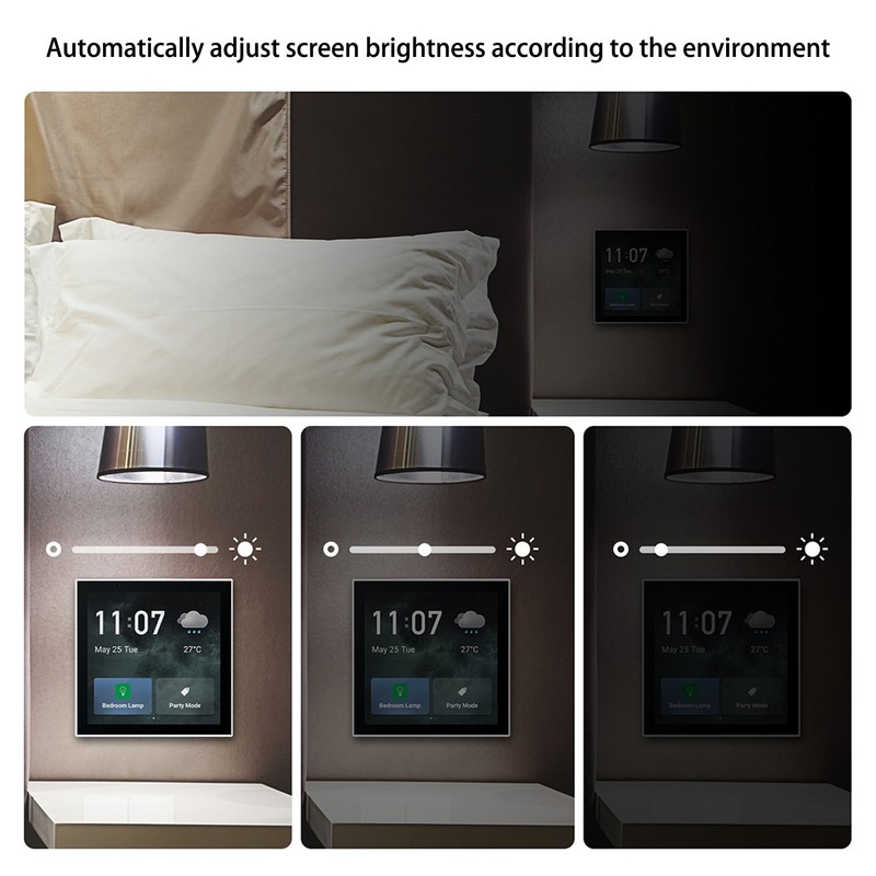 WiFi Smart Scene Wall Light Switch Panel 4in LCD Touch