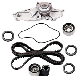 ECCPP Timing Belt Kit with Water Pump Compatible For Acura MDX RL TL For Accord 2005-2009 For Honda Odyssey Pilot,2006-2008 For Honda Ridgeline 2004-2007 For Saturn Vue TBK329 WP135-1530 TS26329