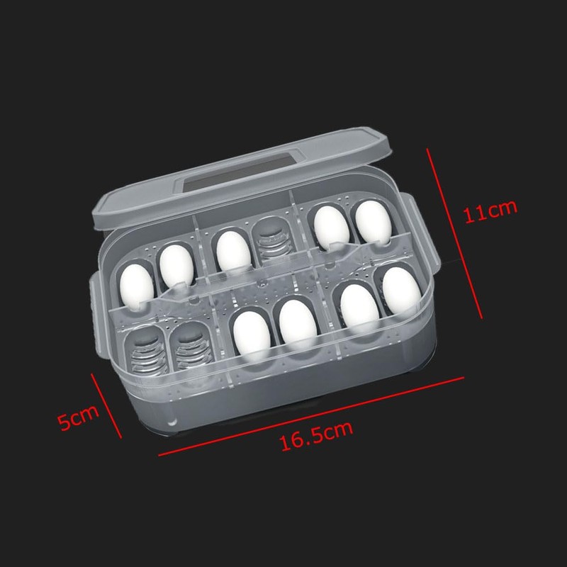 Esforzarse Reptile Breeding Box, Snake Incubator, 12 Grids, Reptile Breeding