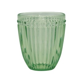 GreenGate - Water Glass - Alice - Pale Green - 9.5 cm