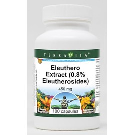 Eleuthero Extract (0.8% Eleutherosides) - 450 mg (100 Capsules, ZIN: 514304) - 3 Pack