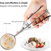 LCE Cream Scoop Set, Stainless Steel, 3 Pieces of Trigger