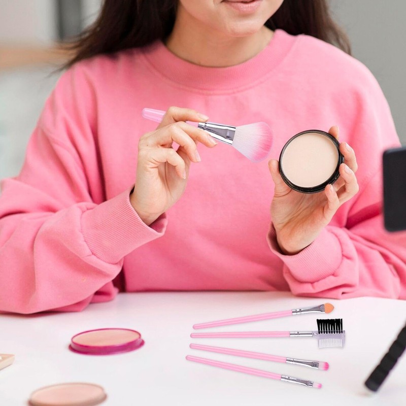 6 Pieces Mini Puff And 5 Pieces Makeup Brushes, Makeup