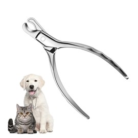 Katyjun Stainless Steel Nail Scissors for Dogs, Dog Claw Cutters, Sharp Blade, Cat Nail Scissors, Non-Slip