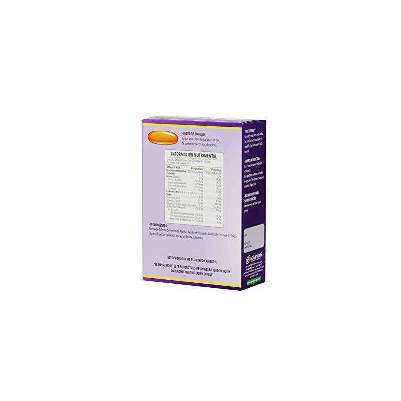 Omega 3 Max Salmón de Alaska | + Vitamina E