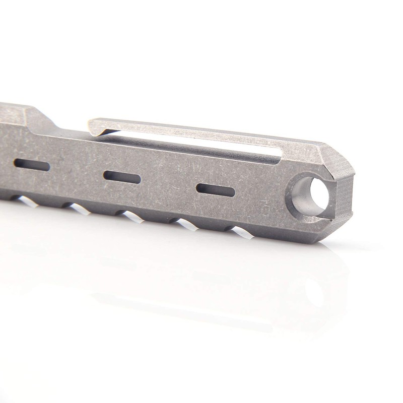 Titanium Pry Bar Crowbar Nail Puller Outdoor Survival With Pocket