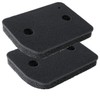 2x Tumble Dryer Heat Pump Socket Filter Compatible with Miele