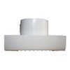 Airvent 459294A 4" 100mm White Bathroom Fan with Humidistat -