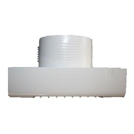 Airvent 459294A 4" 100mm White Bathroom Fan with Humidistat - Made at Vent Axia
