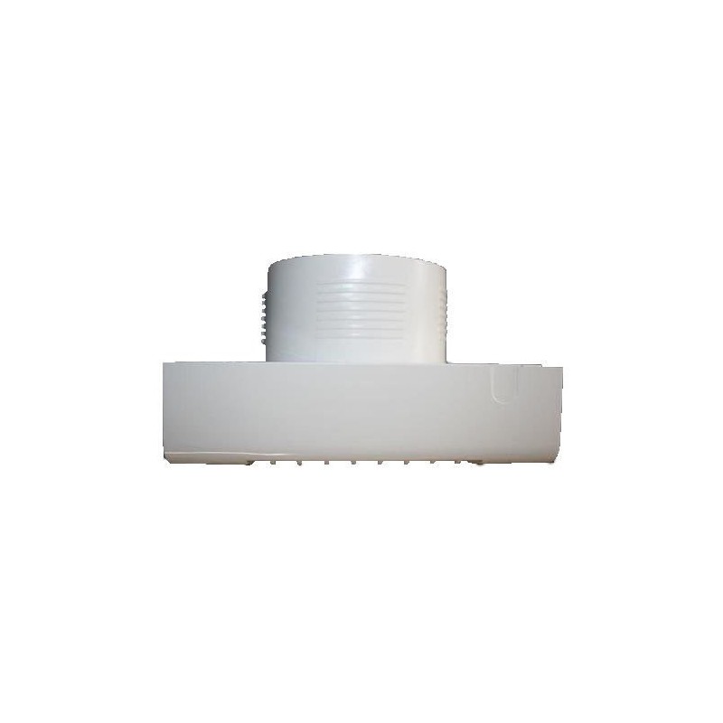 Airvent 459294A 4" 100mm White Bathroom Fan with Humidistat -