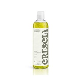 Crescia Shampoo Natural 490ml – Acelera el Crecimiento del Cabello 3x Más Rápido – Reduce la Caída y la Caspa – Con Aceite de Bergamota, Argán y Romer