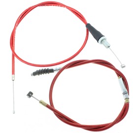 LIYYDS Adjustable Clutch Cable + Throttle Cable 49cc 50cc-70cc 90cc 110cc 125cc 140cc 150cc 4-stroke engines CB06 CRF50 CRF70 CRF80 XR50 XR70 XR80 Z50 Z50R SDG SSR PRO 107 110 Apollo 125 50cc