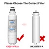 HX2019FR-A HX2019F-A Water Filter Compatible with Hisense HRM260N6TSE HRFD560SW HRCD585BW