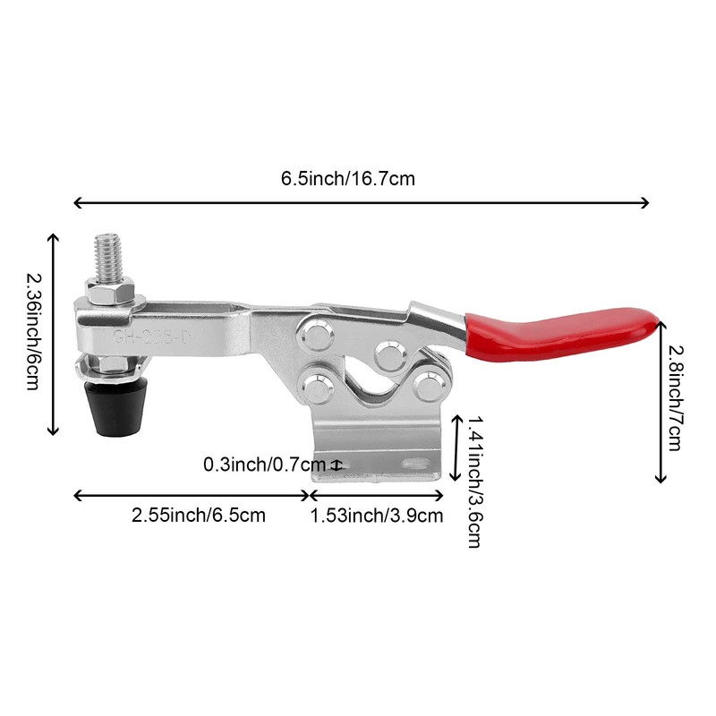 ZOENHOU 12 Pack 220 Lbs 225D Toggle Clamp, Quick Release