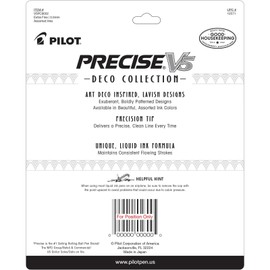 Pilot Precise V5 Stick Pens, Extra Fine Point, Assorted Colors, 9 Pk