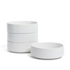 over&back Stackable Cereal Bowl Set - Stoneware Dishes - Comes