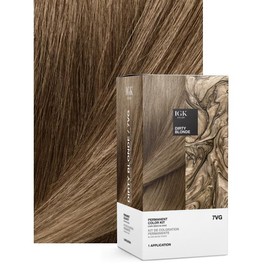 IGK PERMANENT COLOR KIT | Easy Application + Strengthen + Shine | Squalane + Orchid Extract | Vegan + Cruelty Free + Ammonia Free | 140ml | 4.75 oz:_7VG DIRTY BLONDE