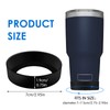 ZEYIYER 4 PCS Silicone Boot Sleeve for Tumbler 30 oz