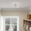 Livex Lighting 2 Lt Brushed Nickel Ceiling Mount