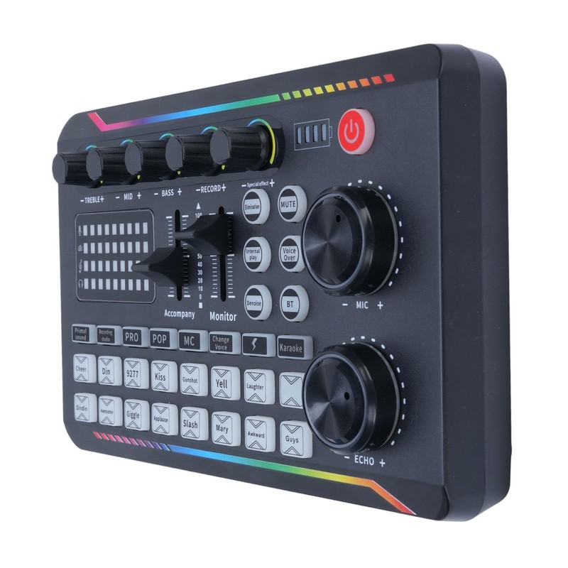 Live Sound Card with DJ Mixer Effects,Audio Interface for PC
