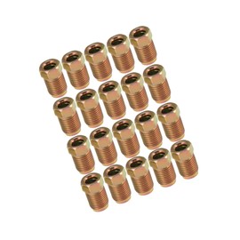 Partuto 20pcs M10x1.0 Threads Brake Line Nut Fittings for 3/16" Steel Brake Line Tubing for Car Replacement
