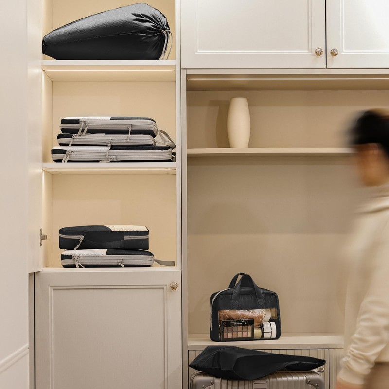 DIMJ Packing Cubes Suitcase Organiser - Packing Cubes for Clothes,