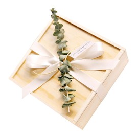 SAFIGLE 1 Set Delicate Present Box Romantic Souvenir Packaging Case for Graduation Birthdays Special Occasions with Raffia Decor Ribbon Color Multi Purpose present Container Color