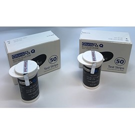 GlucoRX Q Test Strips - 2 Packs of 50