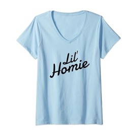 Womens Lil' Homie V-Neck T-Shirt