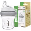 Haakaa Natural Glass Baby Bottles for Breastfeeding, BPA Free 5