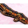 Alilang Chunky Colorful Ethnic Festival Tribal Beaded Bib Collar Choker