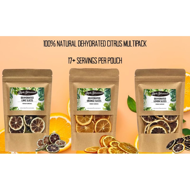 3-Pack Dehydrated Orange, Lemon, Lime Slices | 4.5 OZ |