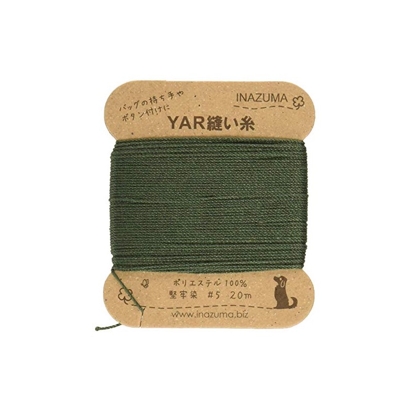 INAZUMA YAR5-13 YAR Sewing Thread #5 Thread 66.6 ft (20