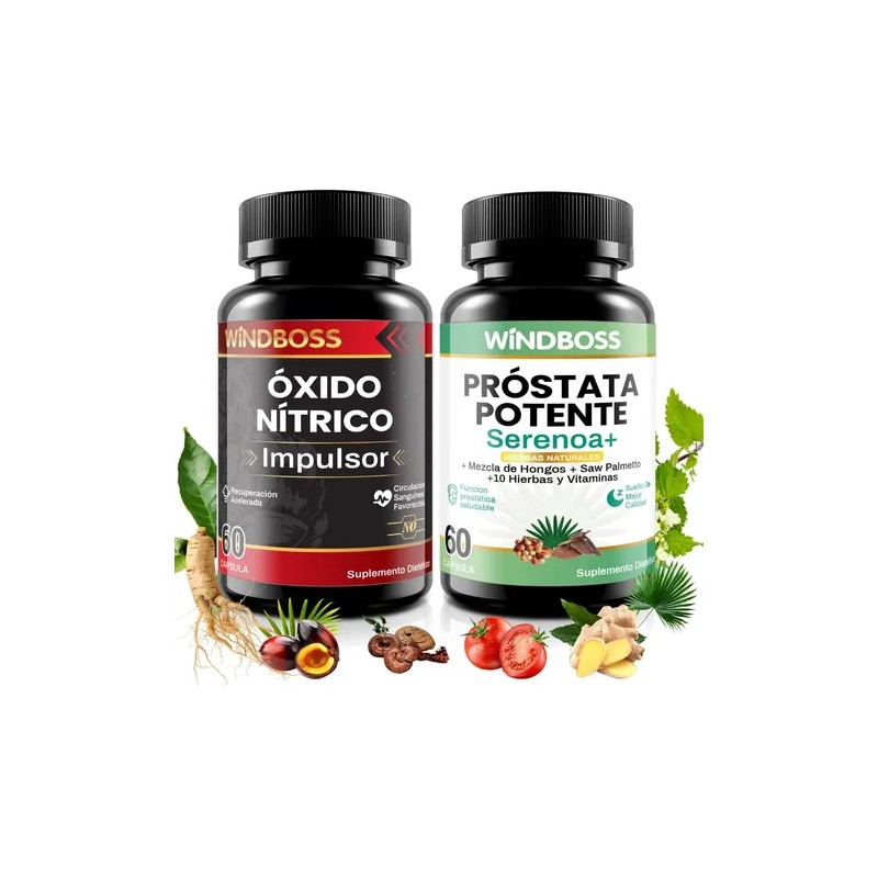 Windboss Mens Health Combo Apoyo Salud Mascul