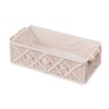 AIMALL Hand-Woven Cotton Rope Storage Basket with Wooden Handles, Square