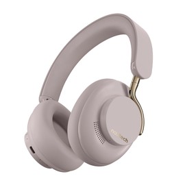 Naztech Aura 360 ANC Wireless Bluetooth Over-The-Ear Headphones with Adaptive Hybrid Active Noise Canceling, Titanium Drivers, Crystal Clear Hands-Free Calling, up to 30hrs of Battery Life (Moondust)