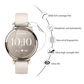 KUSINHOKA 3 Stück Schutzfolie kompatibel mit Garmin Lily 2, HD Klar [Anti-Kratzen] Weiche TPU Displayschutzfolie, Vollständige Abdeckung [Blasenfrei] [Anti-Fingerprint] Folie für Garmin Lily 2