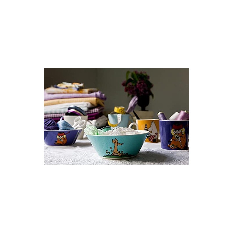 Arabia Moomin Bowl - Little My RED