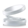 Lighted Makeup Mirror,Double Sided 10X Magnifying Mirror,Vanity Mirror with Lights,Smart