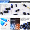 mxuteuk 110PCS Quick Connect Air Hose Fittings,4/6/8/10/12mm Straight Push to