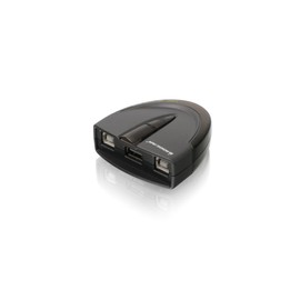 IOGEAR 2 Port USB 2.0 Switch - Auto Printer Switch - Manually or Auto Control - LEDs Indicate - Plug n Play - GUB231