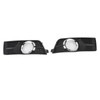 2pcs Front Fog Light Lamp Cover 25778388 Bezel Chrome Trim