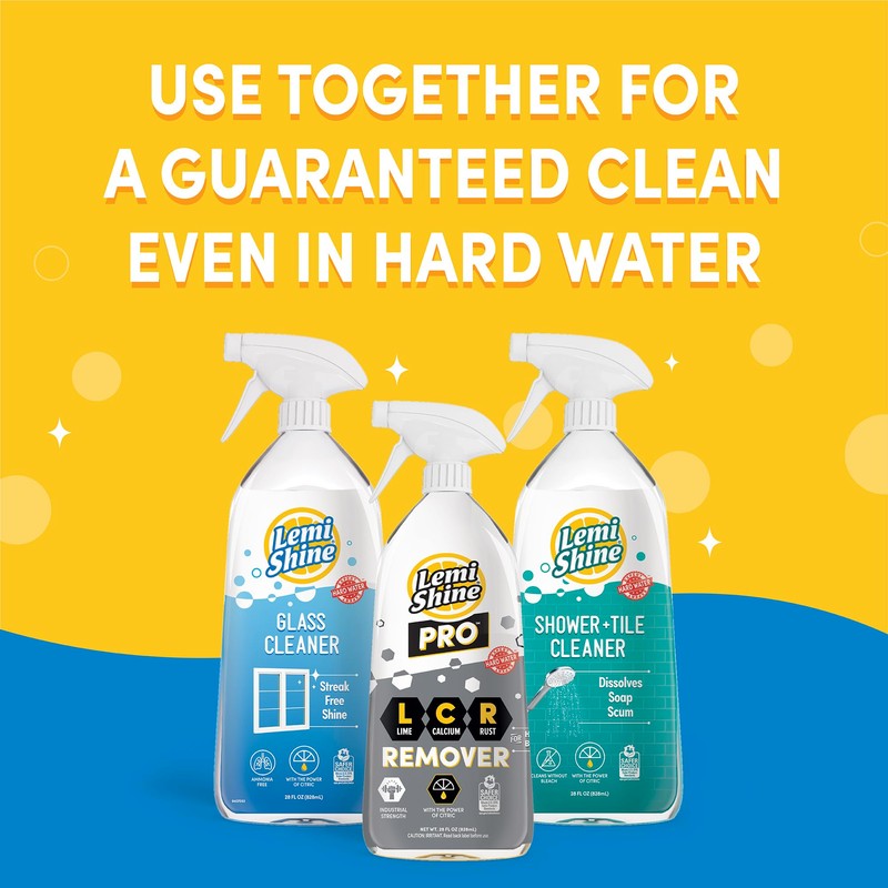 Lemi Shine Glass & Surface Cleaner - Multi-Surface Glass Cleaner